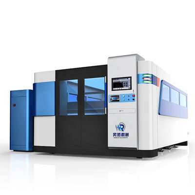 Metal Plaka Tüp Çift Kullanımlı 500W için CNC Fiber Lazer Kesim Makinesi