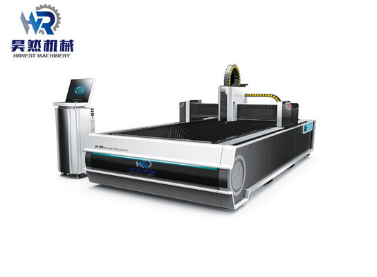 1500 * 3000mm Fiber Lazer Metal Kesme Makinesi, 1530 Yüksek Hızlı Lazer Kesici