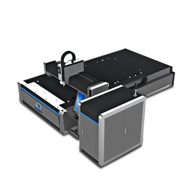 Yüksek Güç Hızlı Cnc Sac Çift Masa Fiber Lazer Kesim Makinesi